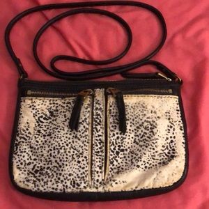 Fossil crossbody purse animal print